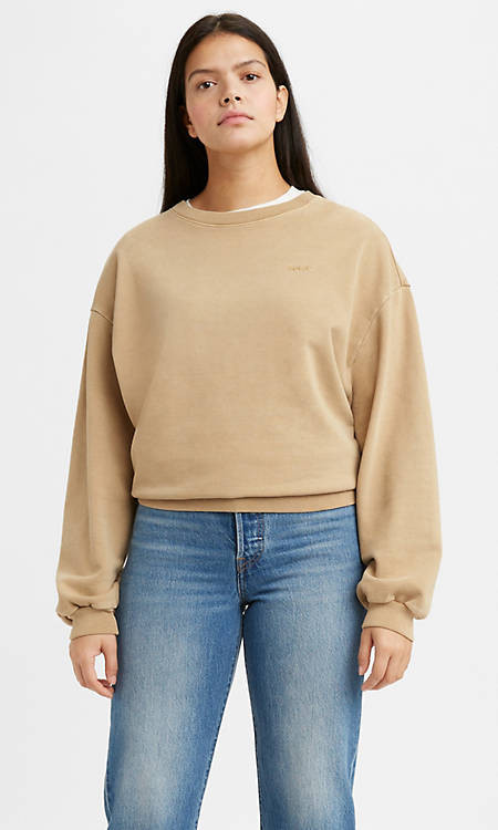 MELROSE GARMENT-DYE CREWNECK SWEATSHIRT | LEVI'S (US)