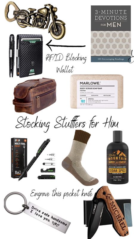 Stocking stuffers for him - gift ideas for him - gift guide for him - Christmas gift ideas - Amazon Finds - Amazon gadgets 

#LTKGiftGuide #LTKmens #LTKHoliday