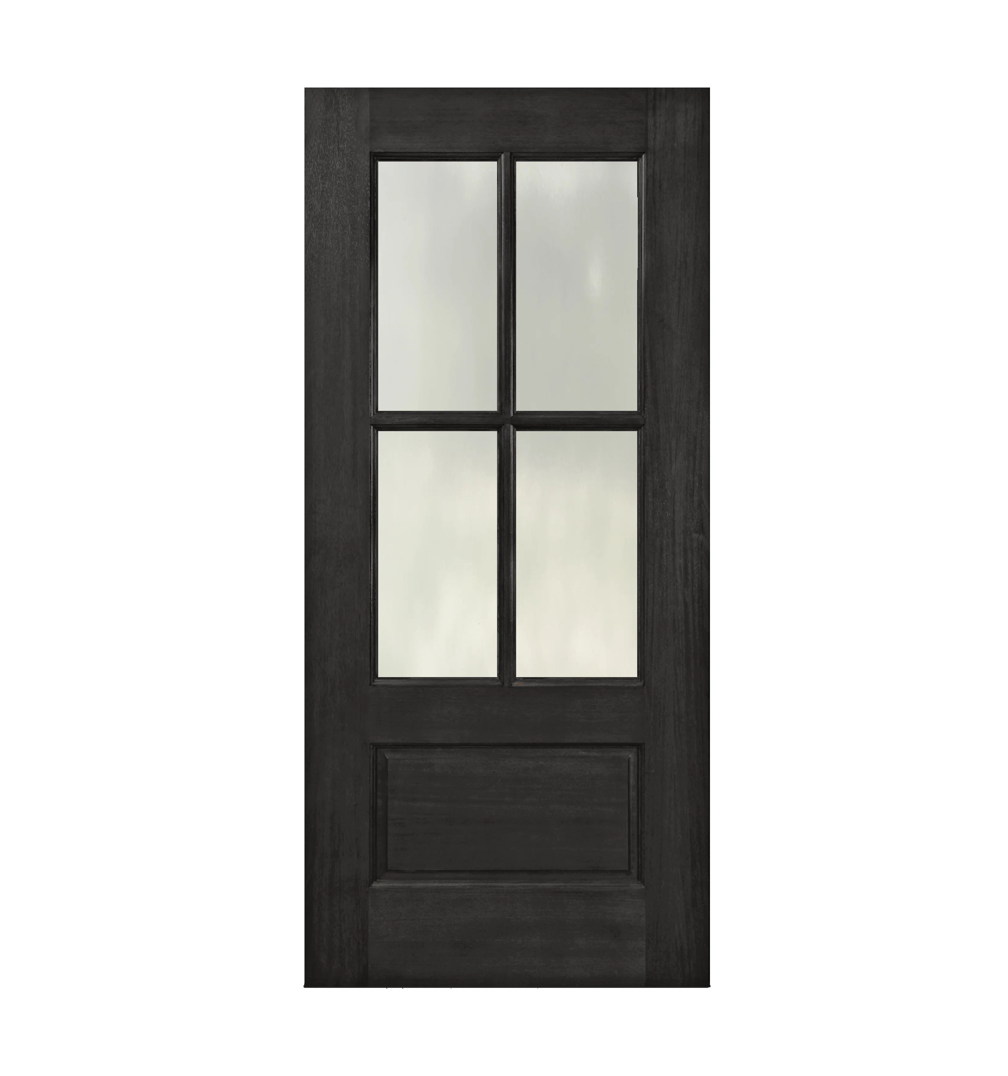 32x80 4 Lite Mahogany Slab Front Door | Wayfair North America