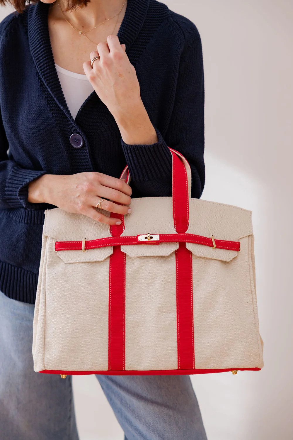 Preppy Boat Tote | Pearls & Camo