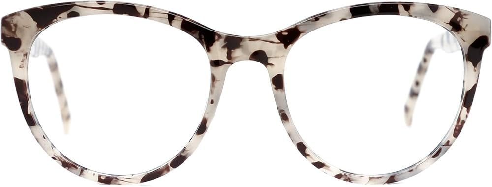 TIJN Blue Light Glasses for Women and Men, Oversized Frame, Anti Eyestrain Clear Computer Gaming ... | Amazon (US)