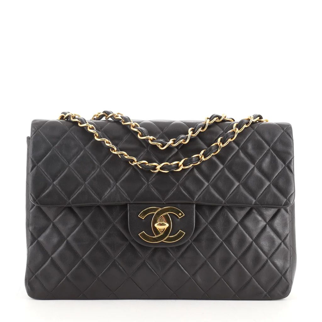Vintage Classic Single Flap Bag Quilted Lambskin Maxi | Rebag