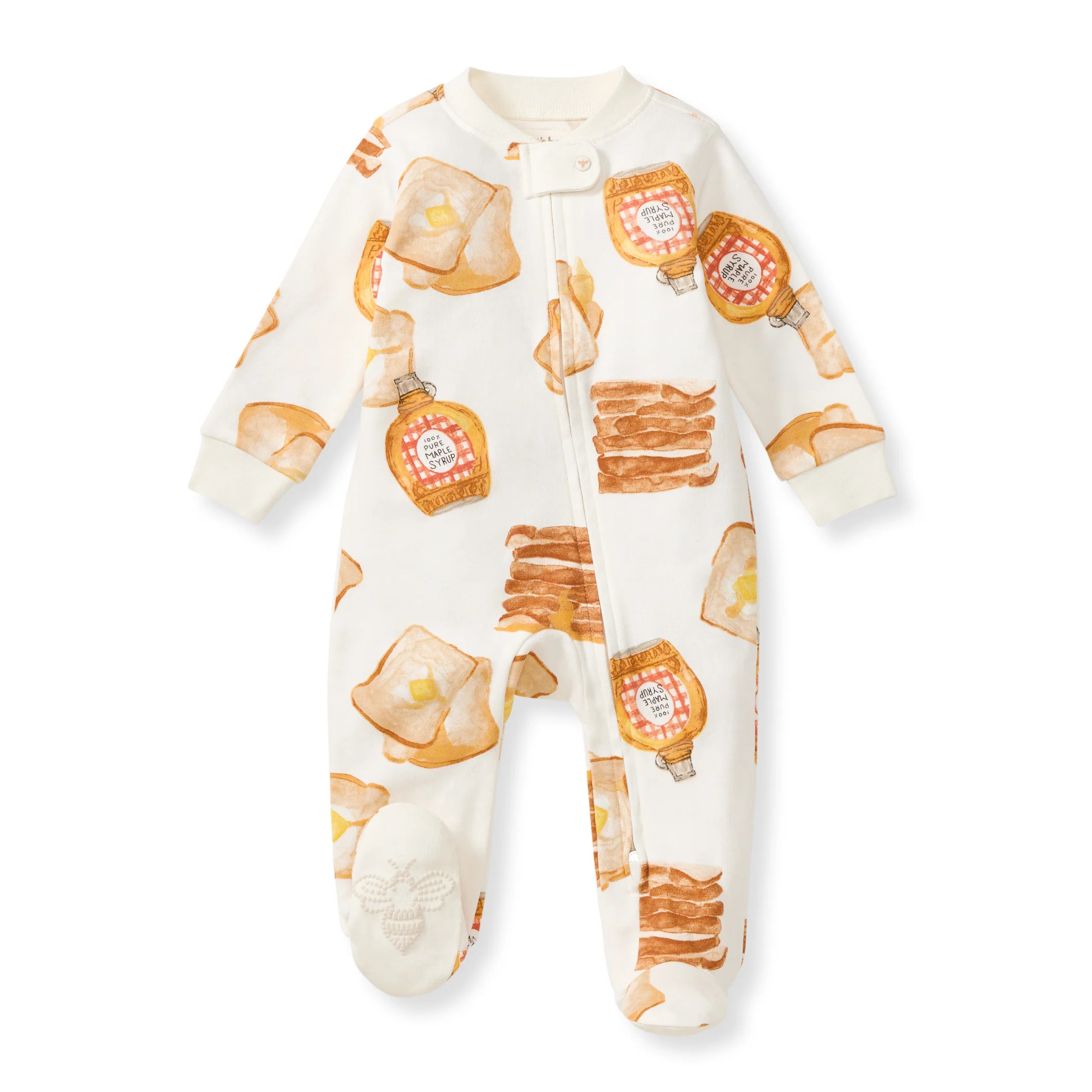 French Toast Organic Cotton Sleep & Play | Burts Bees Baby