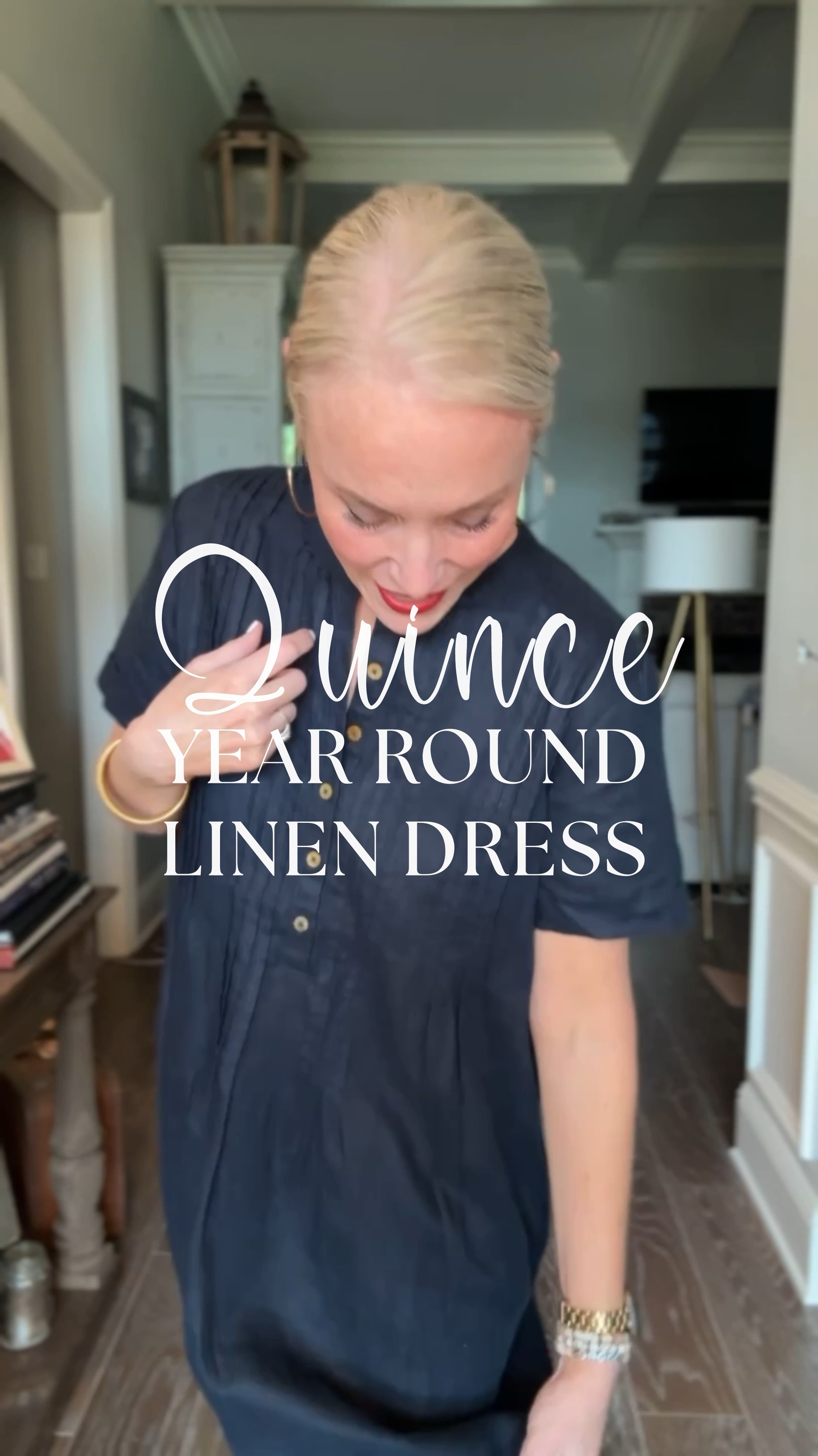 This linen mini dress from @onequince is a staple in my wardrobe — the perfect blend of comfort, elegance, and versatility. 

I love the front tuck detail on the bust for a little extra flair, and the breathable fabric is a dream for any season. Whether you're layering it up for fall or keeping it light for summer, this dress has you covered! 💛



#LTKMidsize #LTKOver40 #LTKSeasonal