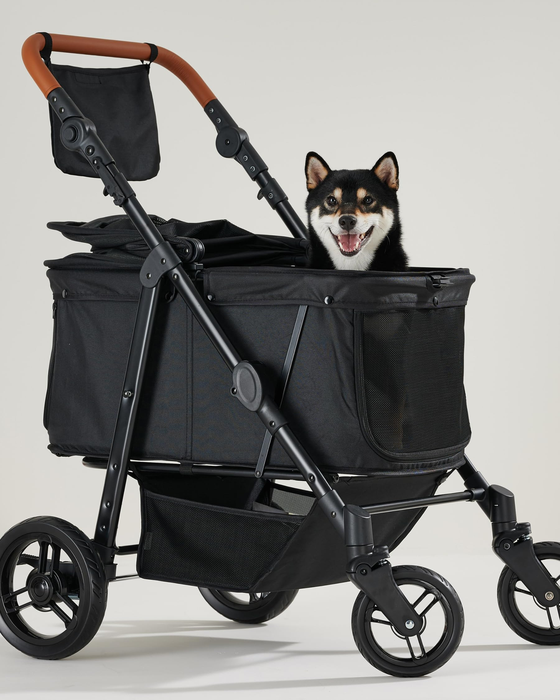 Medium Dog Stroller for Large Dogs, pet Stroller for Medium Dogs Up to 66lbs, All-Terrain with Ad... | Amazon (US)