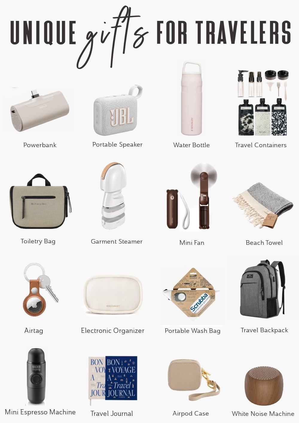 Looking for something beyond the usual travel gifts? Discover our curated list of unique finds and must-have essentials your favorite traveler will love. Just be careful, you might want to snag a few for yourself!

Travel Gift Ideas, Unique Travel Gifts, Travel Must Haves, Travel Gifts, Gifts for Travelers, Travel Gifts Ideas for Women, Gift Guide 2025, Wanderlust Gifts 

#LTKTravel #LTKGiftGuide