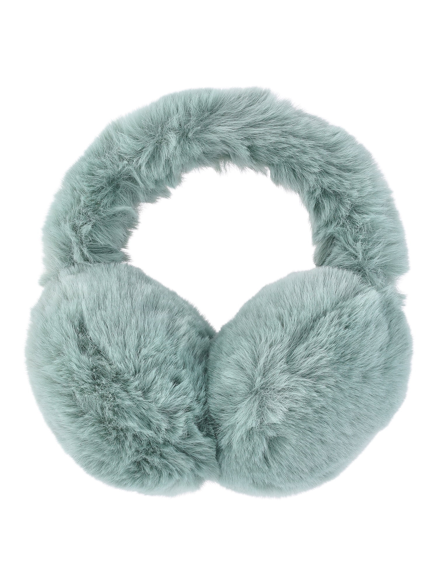 No Boundaries Faux Fur Ear Muffs, Mint, Women's | Walmart (US)