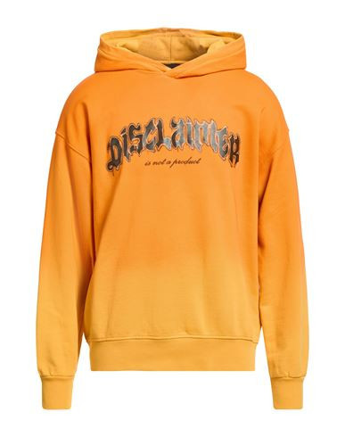 Disclaimer Man Sweatshirt Orange Size S Cotton | YOOX (US)