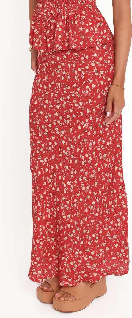 Zoella Floral Print Maxi Skirt | Nordstrom
