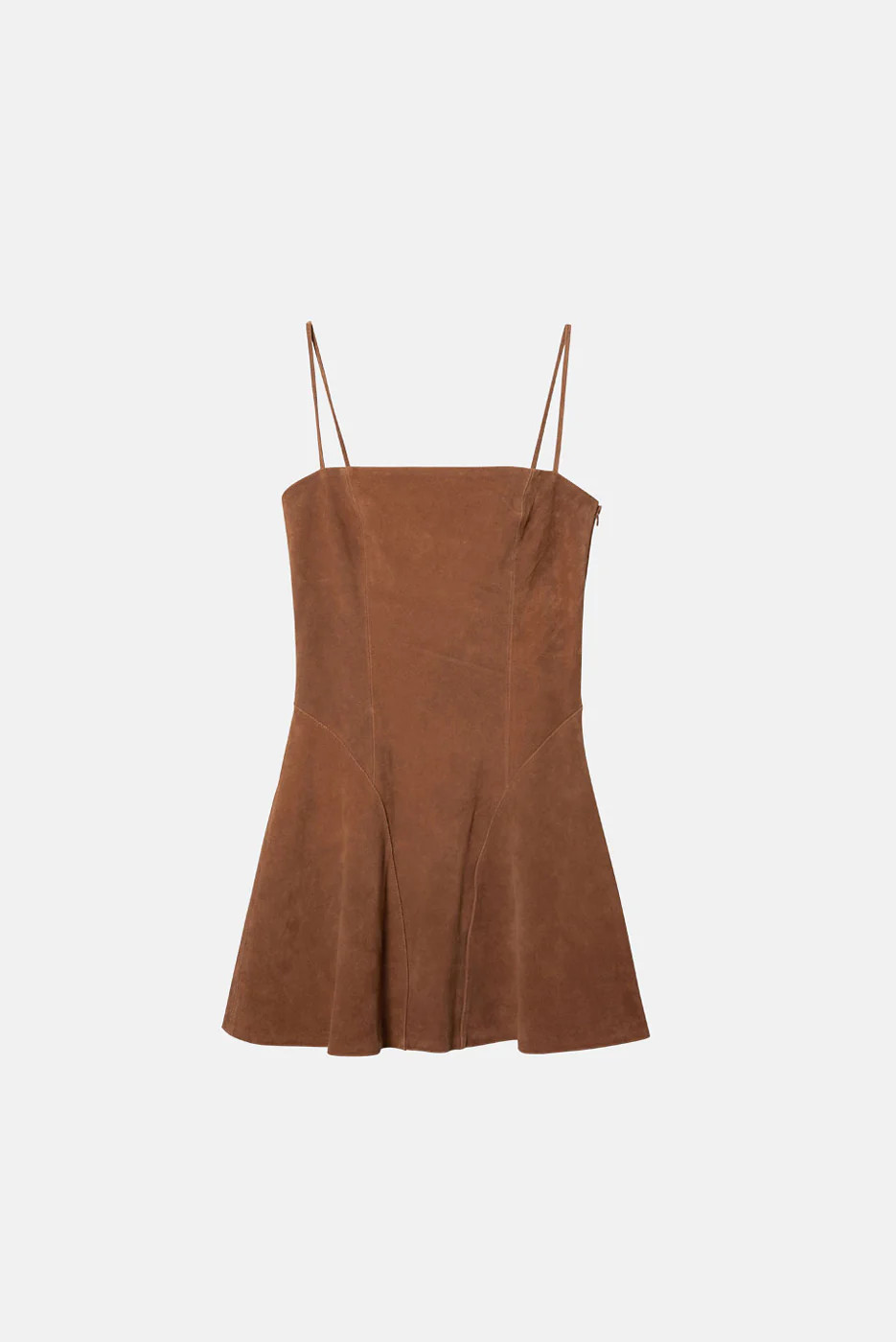 SUEDE DRESS BROWN SUEDE / M | Elwood Clothing