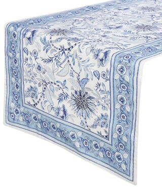 Southern Living Blue Agatha Collection Runner, 72" | Dillard's | Dillard's