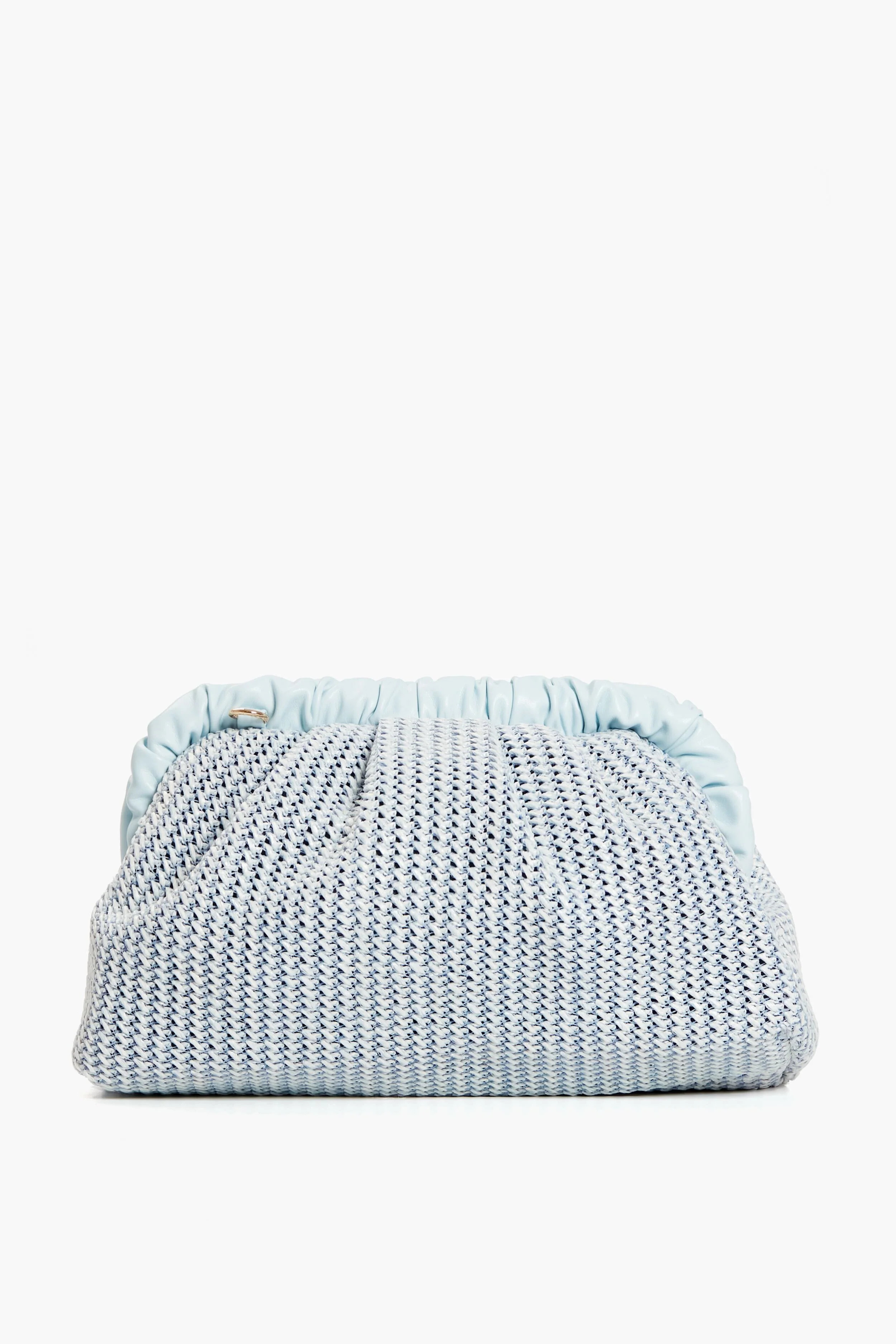 Blue Straw Delvina Clutch | Tuckernuck (US)