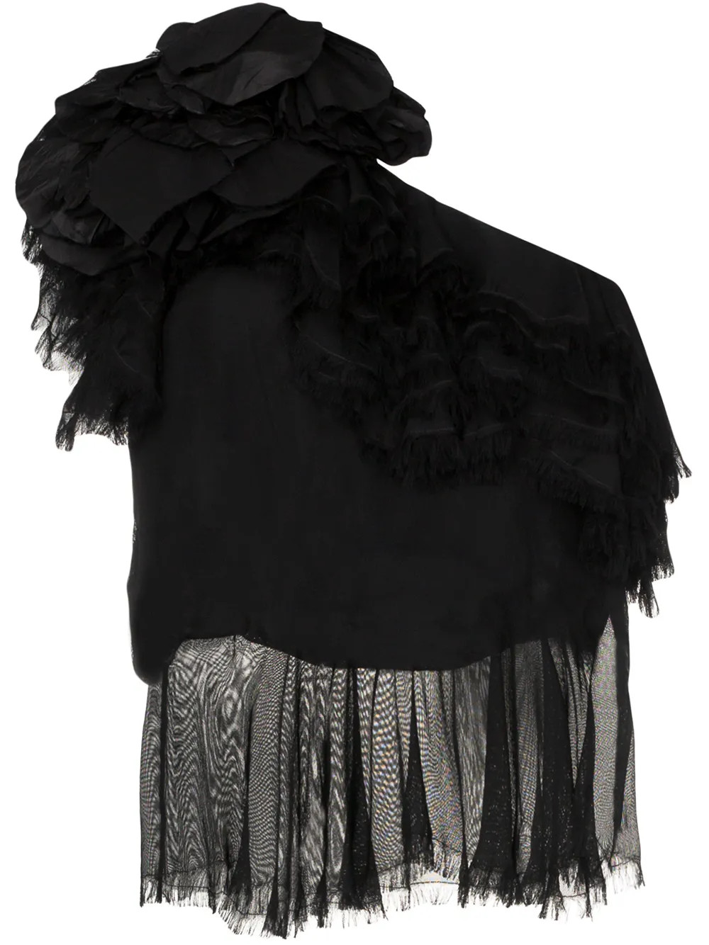 Johanna Ortiz Dark Waves Top - Black | FarFetch Global