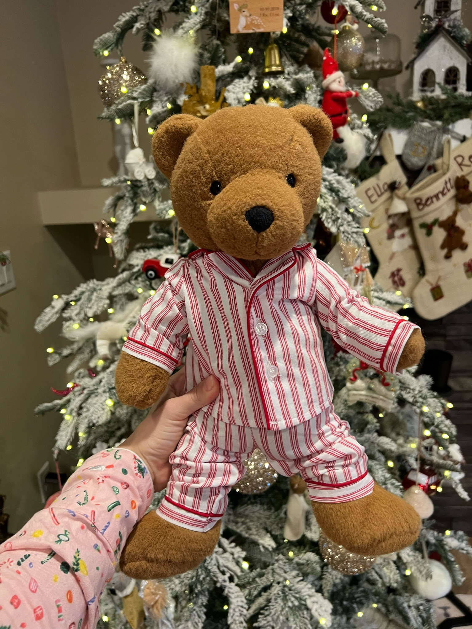 Matching Christmas pajamas for Bennett’s bear 🤭 

#LTKGiftGuide #LTKHoliday #LTKKids
