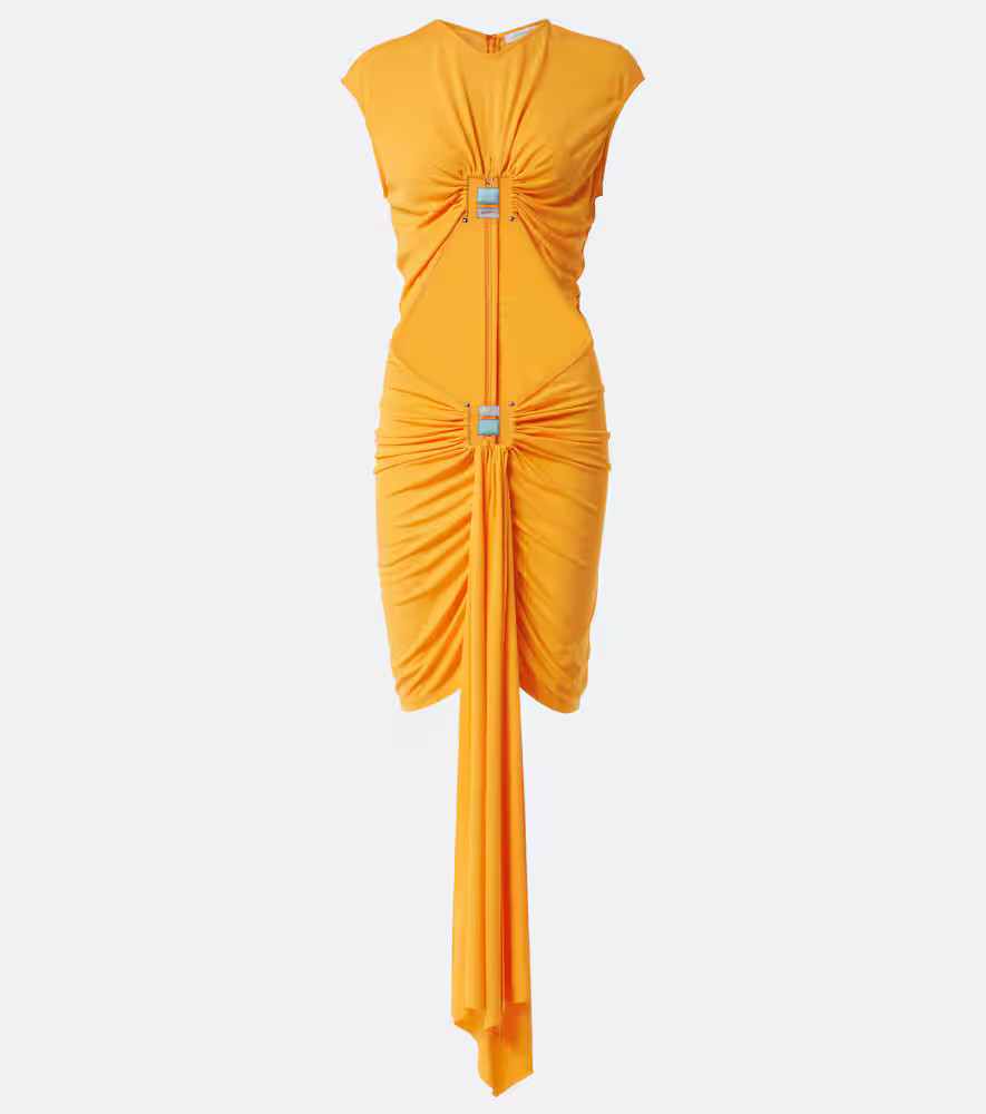 Christopher Esber Duo Bezel cutout jersey minidress | Mytheresa (US/CA)
