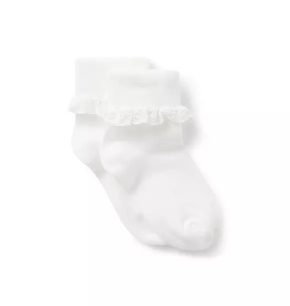 Lace Trim Sock | Janie and Jack