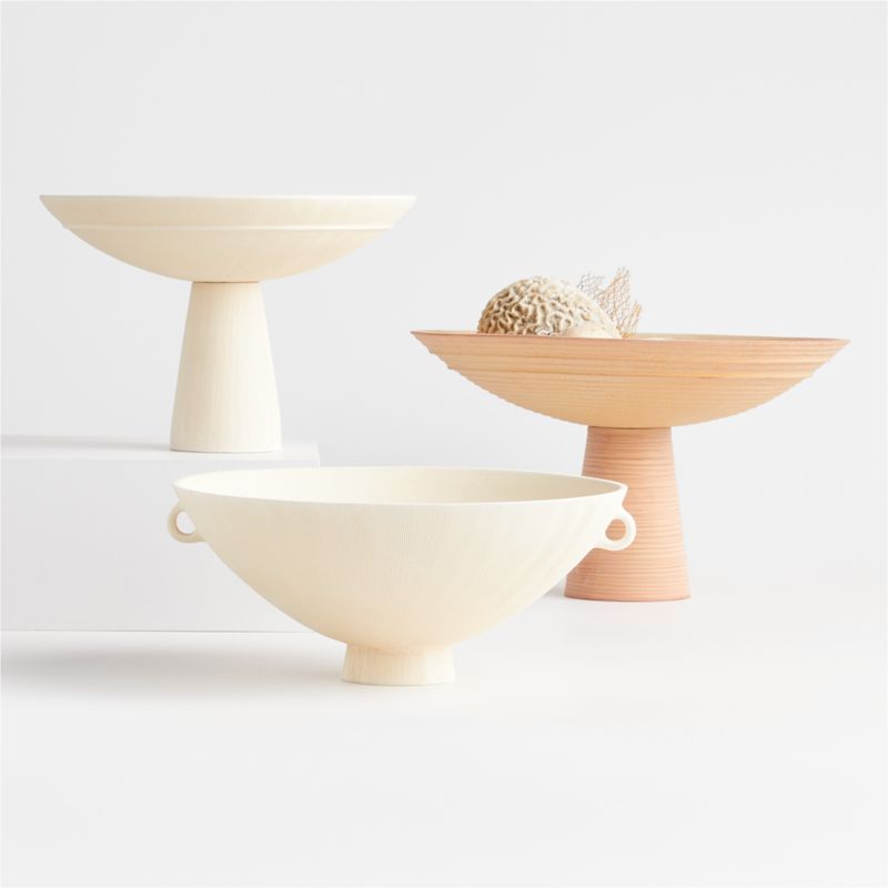 Délicat Centerpiece Bowls by Athena Calderone | Crate & Barrel | Crate & Barrel