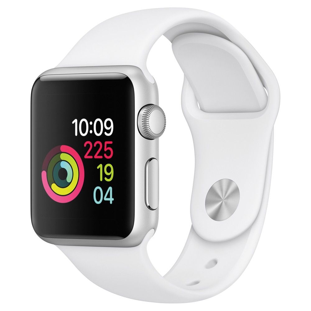 Apple Watch Series 1 38mm Silver Aluminum Case with White Sport Band | Target