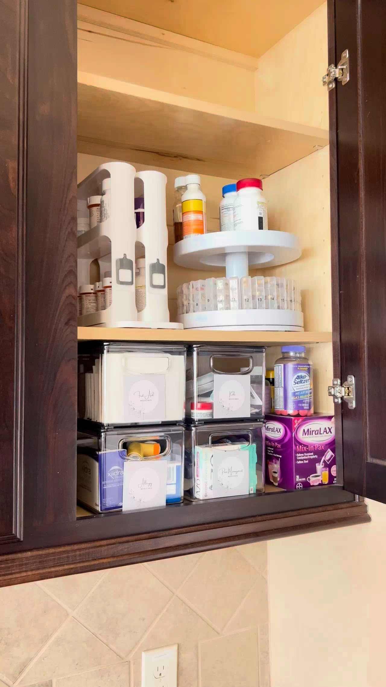 Organized my medicine cabinet and it feels so much better 🙌 Linking the storage bins, labels, and everyday essentials  

 #LTKselfcare #LTKHome