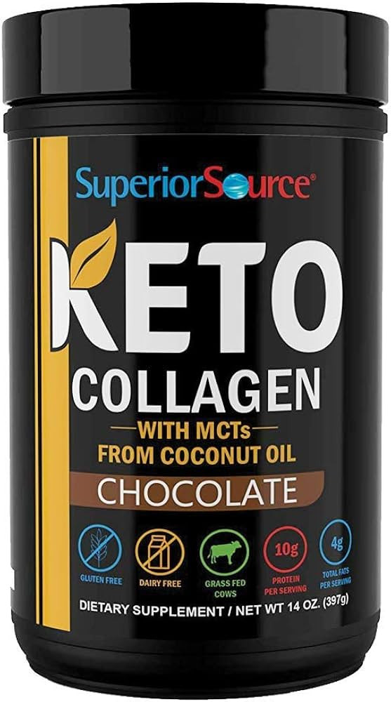 Superior Source Keto Collagen - Collagen Protein Powder with MCT Oil - Supports Hair, Skin, Nails... | Amazon (US)