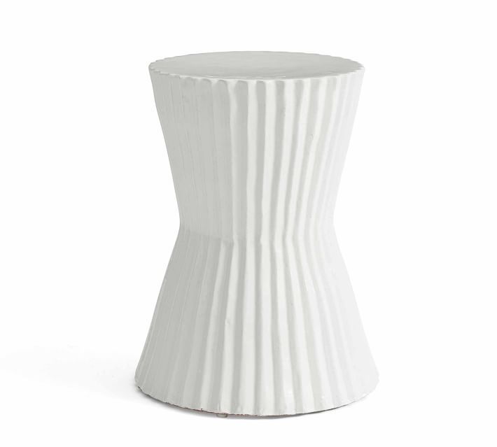 Fluted 14" Side Table | Pottery Barn | Pottery Barn (US)