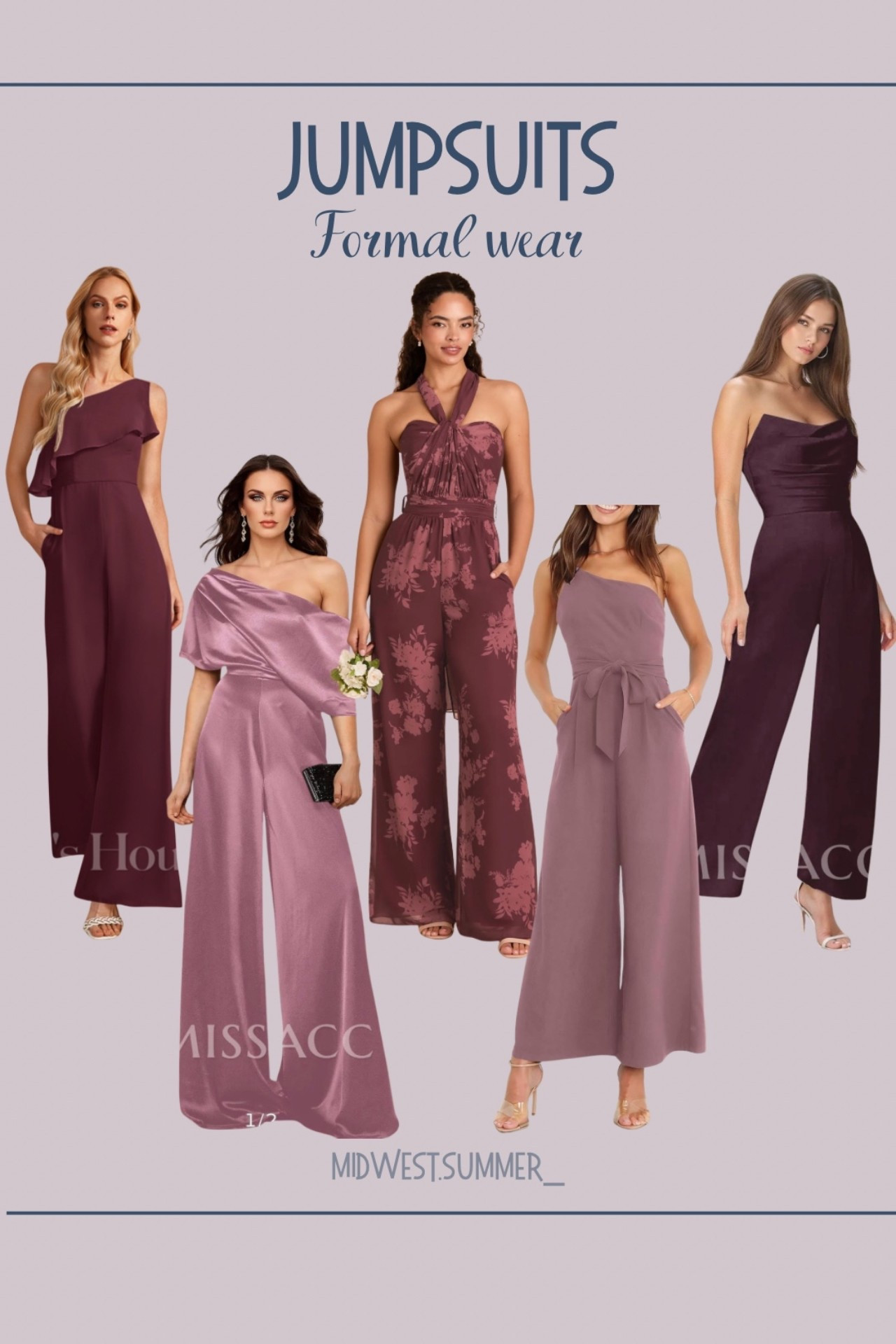 Formal jumpsuits 😍 unable to link them all on LTK so please message me if you want the links!