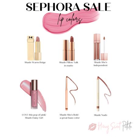 Sephora sale lip gloss / lip stick / lip liners 

Beauty 
Sephora sale 
Holiday 
Gift guide 
Sephora holiday sale 
Makeup 

#LTKstyletip #LTKHolidaySale #LTKGiftGuide