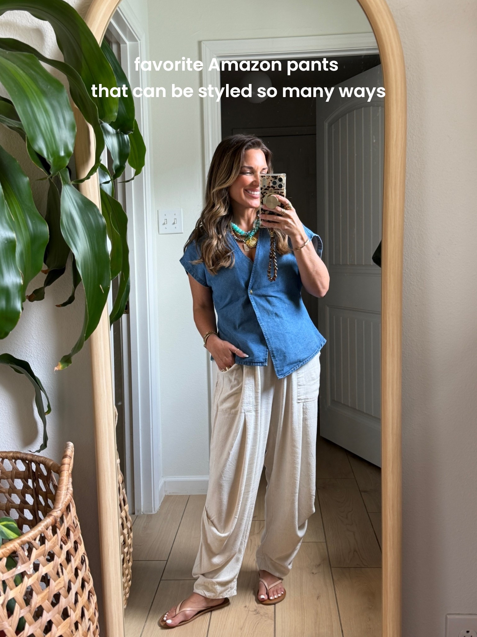 Love this fit so much!!! 
Wearing size small in top & pants!!
Perfect summer outfit!!

#LTKmomlife #LTKootd #LTKOver40