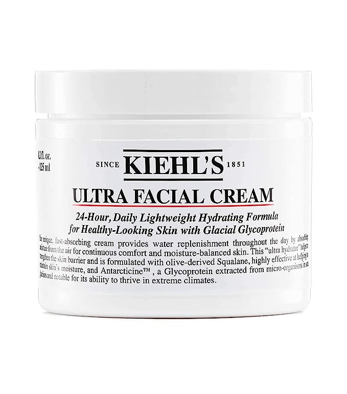 Kiehl's Ultra Facial Cream 24-Hour Daily Moisturizer - 4.2oz (125ml) | Amazon (US)