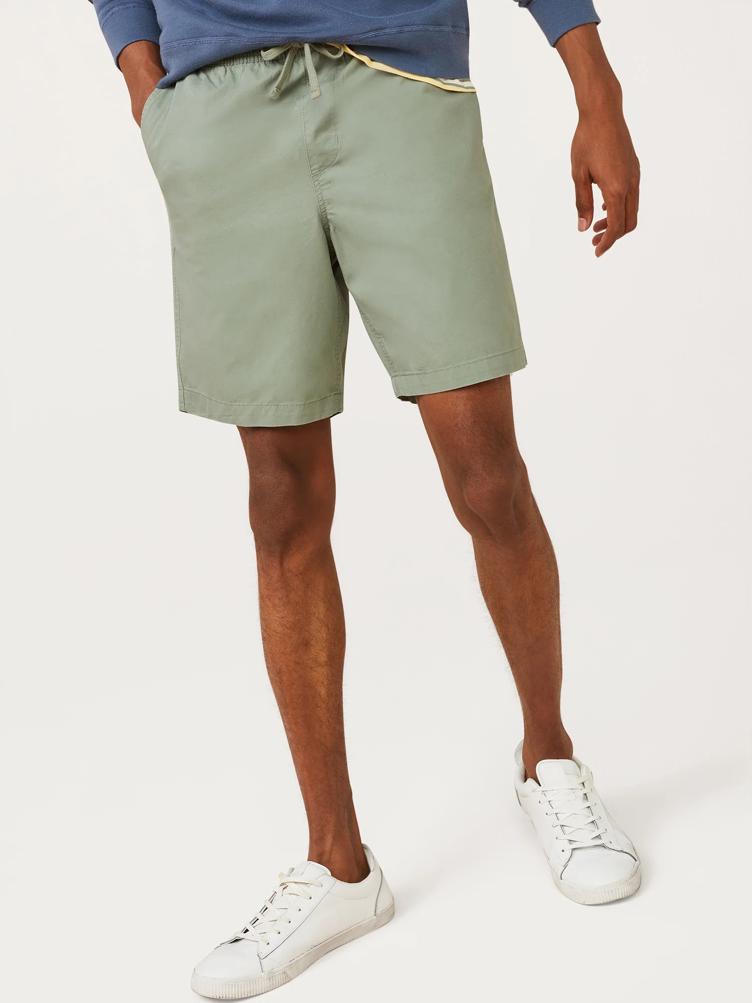 Free Assembly Men's 9" E-Waist Utility Shorts | Walmart (US)
