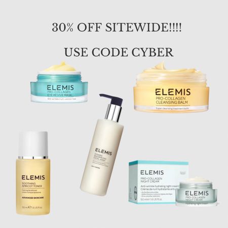 30% off. Sitewide @elemis USE CODE CYBER. 


#LTKCyberWeek #LTKbeauty #LTKGiftGuide