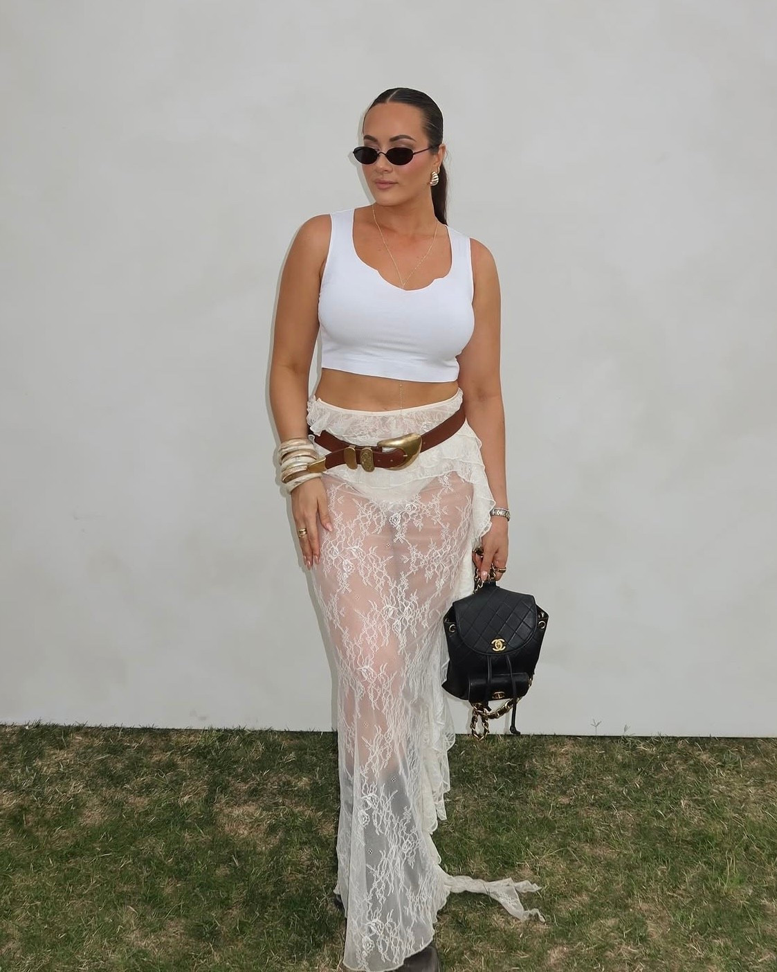 Must have lace maxi skirt for festival season - so comfy and perfect for Coachella or Stagecoach!

#LTKSeasonal #LTKootd #LTKFestival