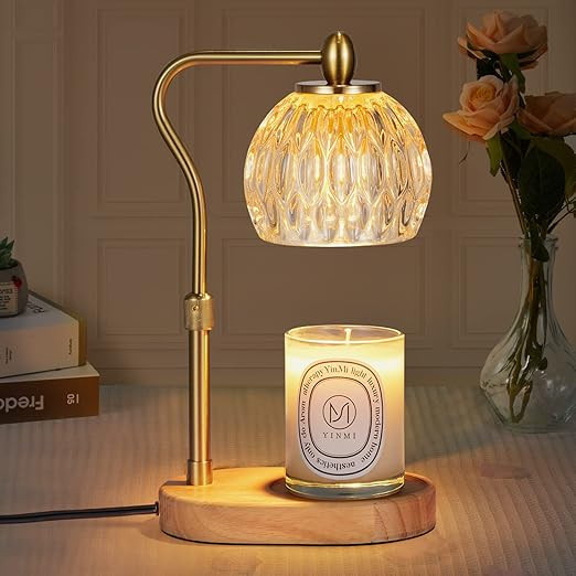 NVRGIUP Candle Warmer, Candle Warmer Lamp with Timer & Dimmer Candle Warmer Height Adjustable Sce... | Amazon (US)