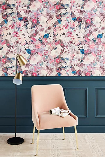 Helen Dealtry Aquarelle Floral Wallpaper | Anthropologie (US)