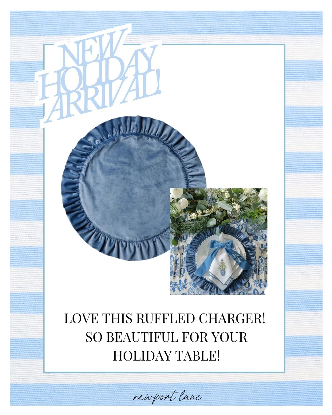 Set the scene for a memorable holiday meal with this elegant blue velvet accent!

tableware, hostess with the mostess, entertaining, diningware, table setting, home decor, interior style, dinner party

#LTKSeasonal #LTKHome #LTKFindsUnder50