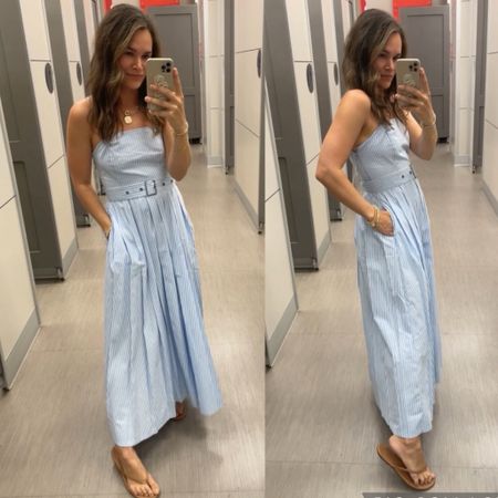 . Y’all 🤯 over this target dress it is so gorgeous! The details, fit  and colors are all so fabulous. You could wear it to showers, events, church it is so versatile and just a perfect dress for summer. Available in 3 colors and I am wearing a 2 but would’ve preferred my normal 4 💕
.
#summerdress #summerdresses #target #targetstyle #targetfashion #sharemytargetstyle 

#LTKSaleAlert #LTKFindsUnder50 #LTKStyleTip