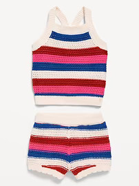 Sleeveless Sweater-Knit Tank and Shorts Set for Baby | Old Navy (US)