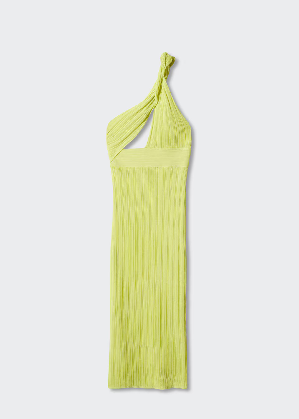 Vestito asimmetrico spacco -  Donna | Mango Italia | Mango IT