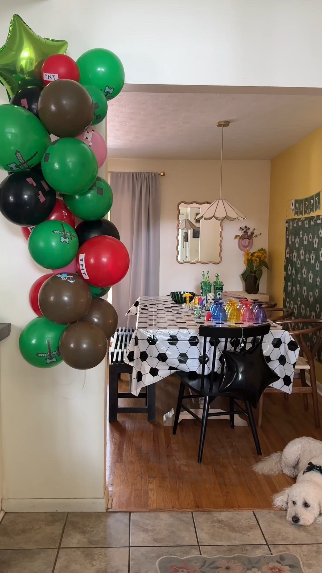 I love throwing themed birthday parties!

Dominic had so much fun at his soccer & Minecraft themed 8th birthday party! His words ‘best party ever!’ ⚽️🎉🎮

#birthdayparty #birthdaypartydecor #partydecor #partytime #soccerparty #minecraftparty 



#LTKParties #LTKFamily #LTKHome