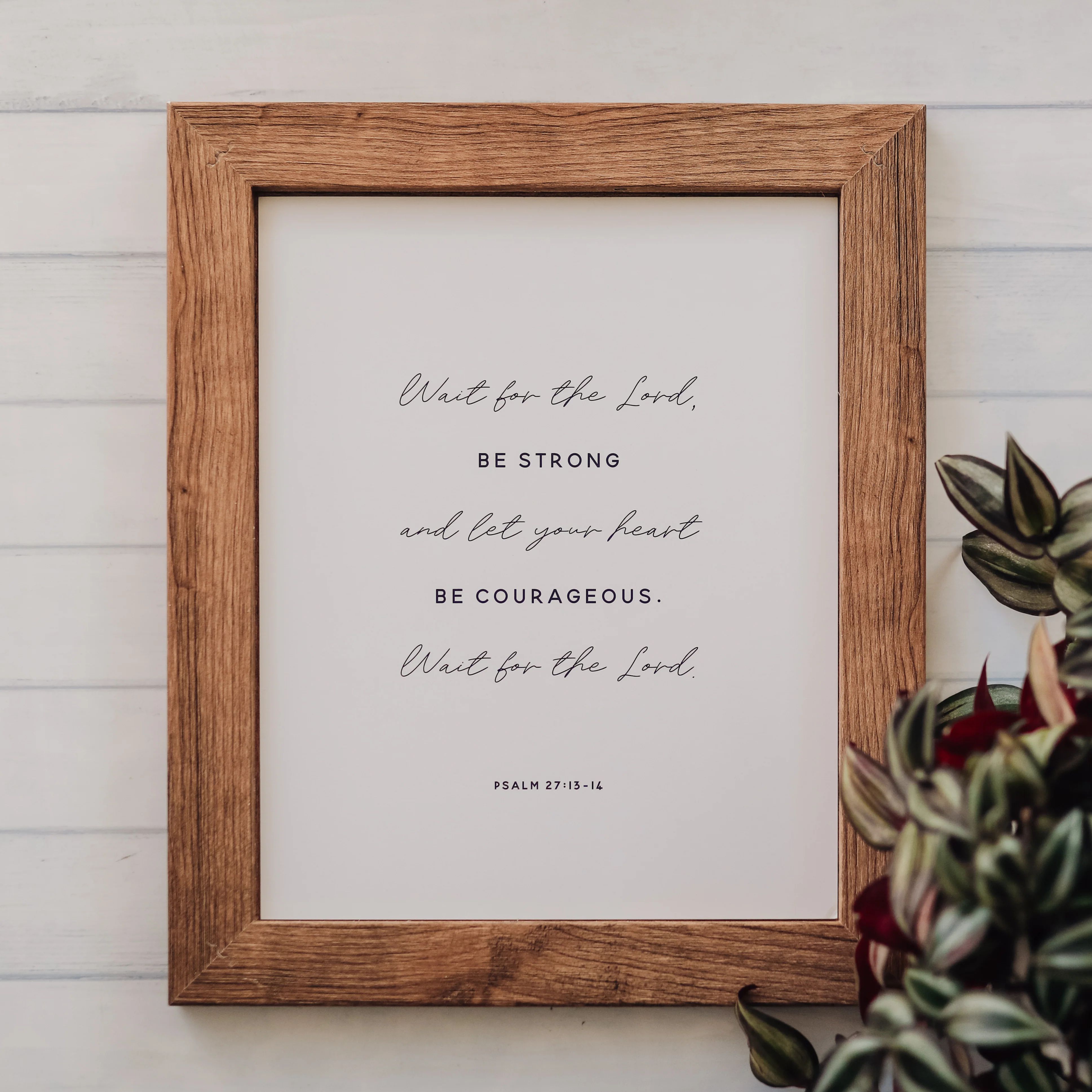 Wait for the Lord Print | The Daily Grace Co.