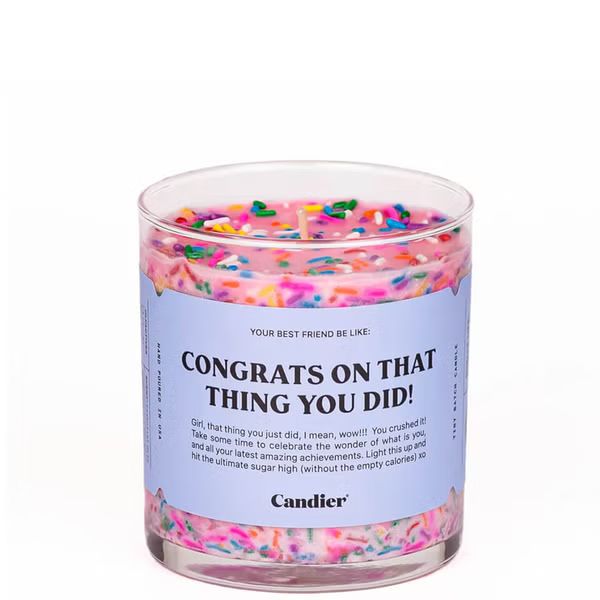 Candier Congrats On That Thing You Did! Candle 255g | Skinstore