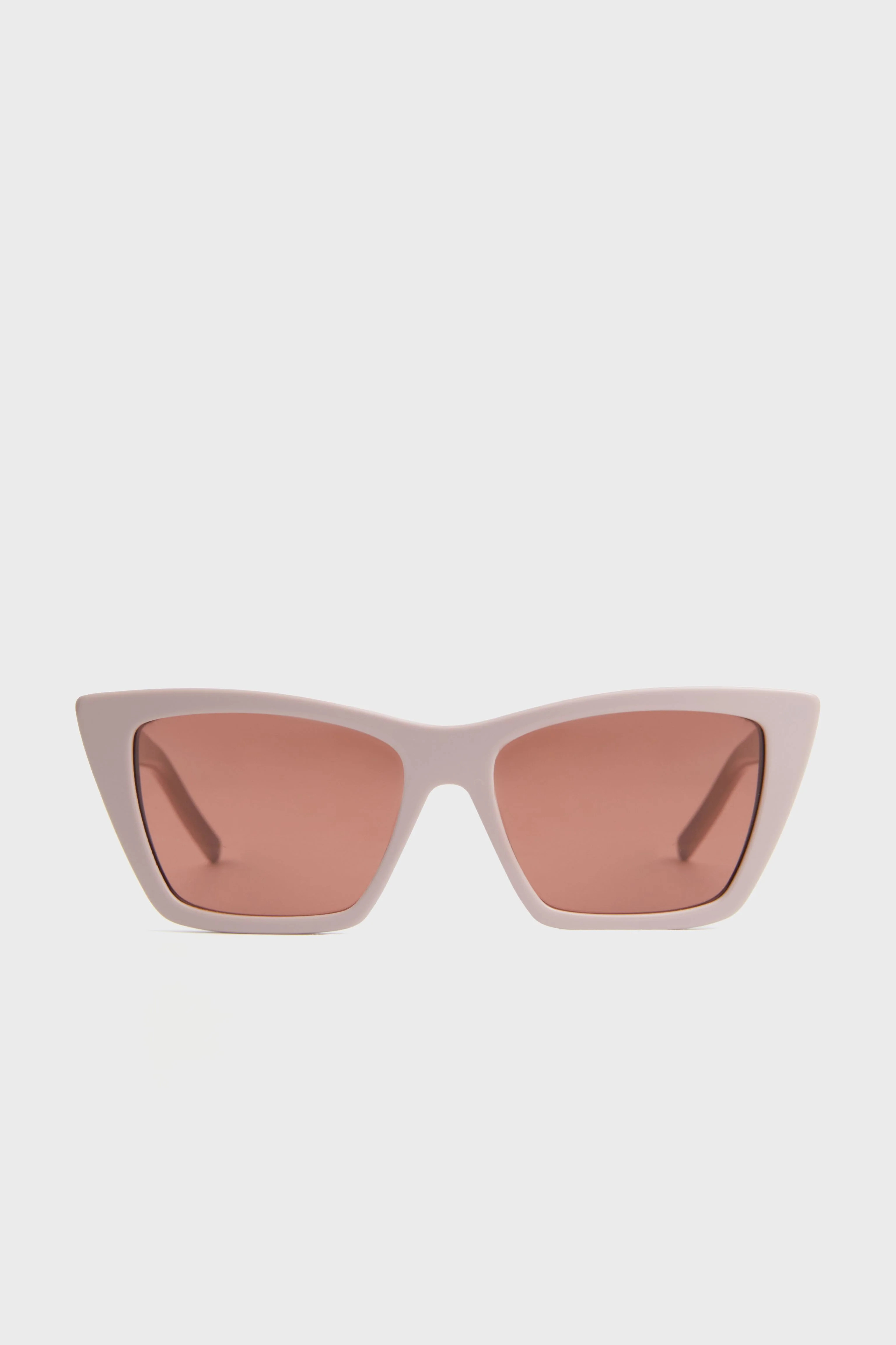 Shiny Solid Powder Pink Mica Sunglasses | Tuckernuck (US)