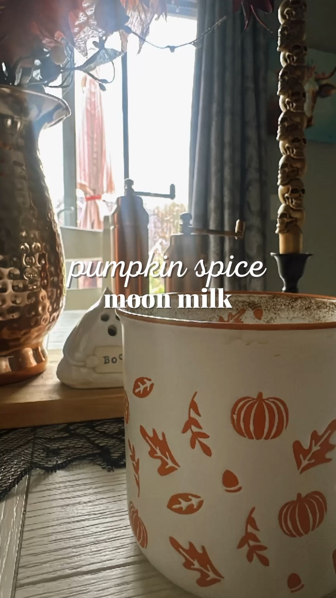 pumpkin spice moon milk for better sleep and stress relieff

#LTKOver40 #LTKFindsUnder50 #LTKSeasonal