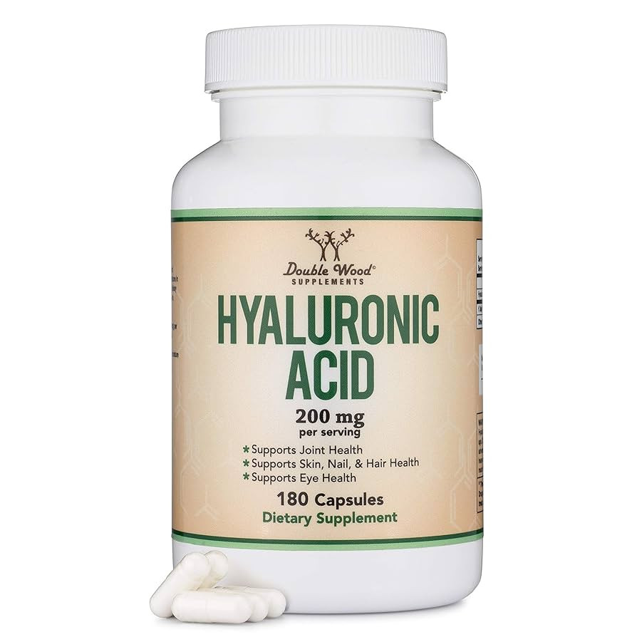 Hyaluronic Acid Supplements -180 Capsules (Enhances Effects of Hyaluronic Acid Serum for Face) 20... | Amazon (US)