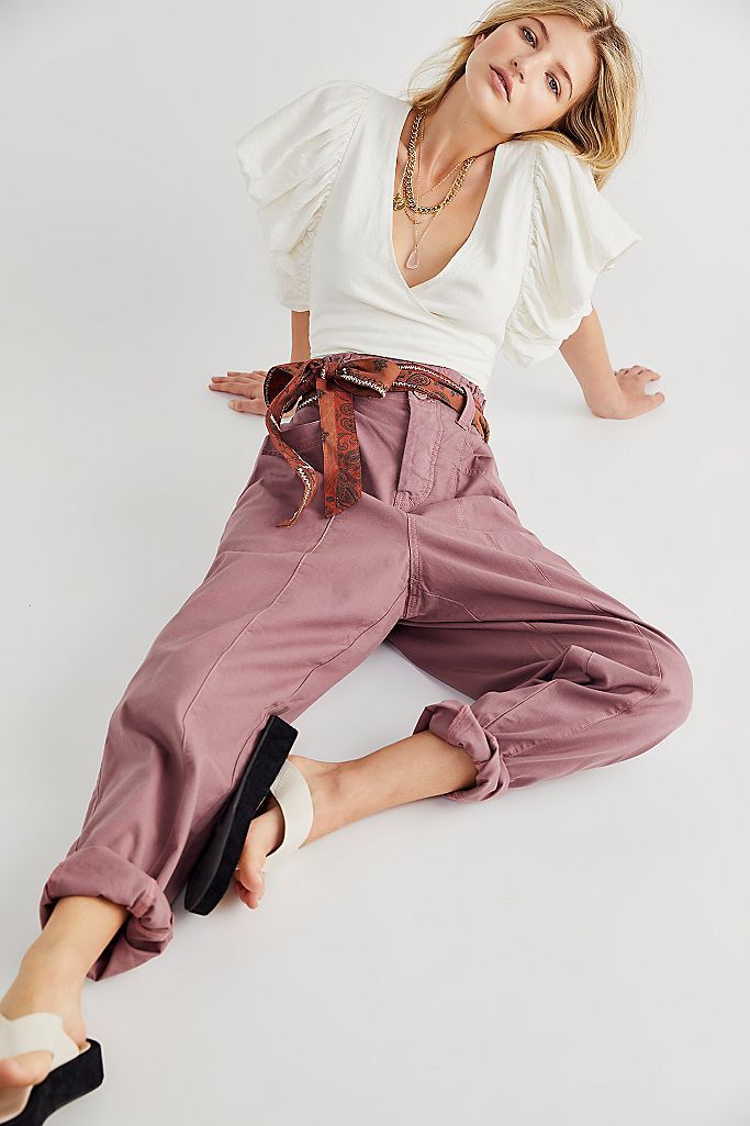Ready To Run Cinch Waist Pants | Free People (Global - UK&FR Excluded)