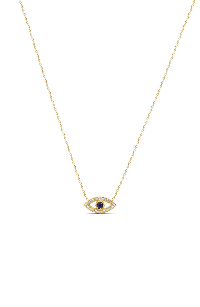 Evil Eye Cutout Necklace | Nordstrom