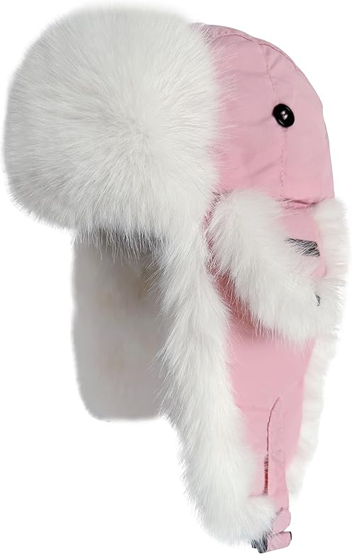 Winter Trapper Hat for Men Women Faux Fur Winter Hat Ushanka Hat Bomber Hat | Amazon (US)