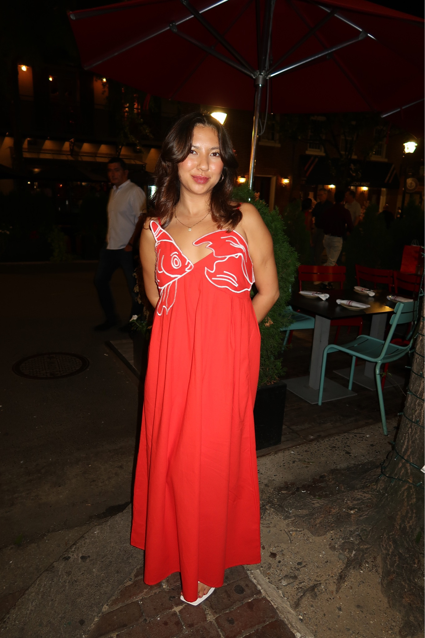 FISH DRESS!!! 🐠

I got so many compliments on this at a wedding event ❤️❤️❤️

Embroidered red koi fish dress farm rio and dupe

#LTKFindsUnder50 #LTKShoeCrush #LTKSeasonal