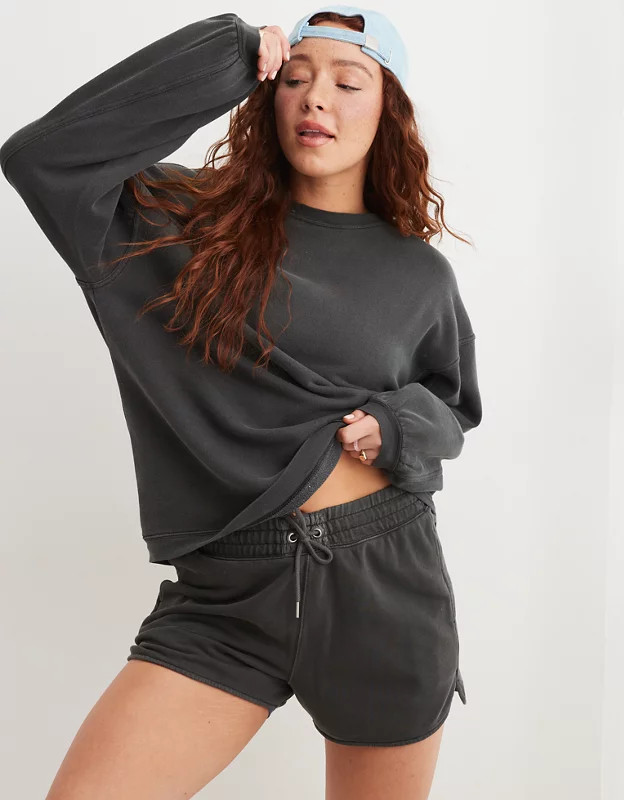 Aerie REAL Crew Sweatshirt | Aerie