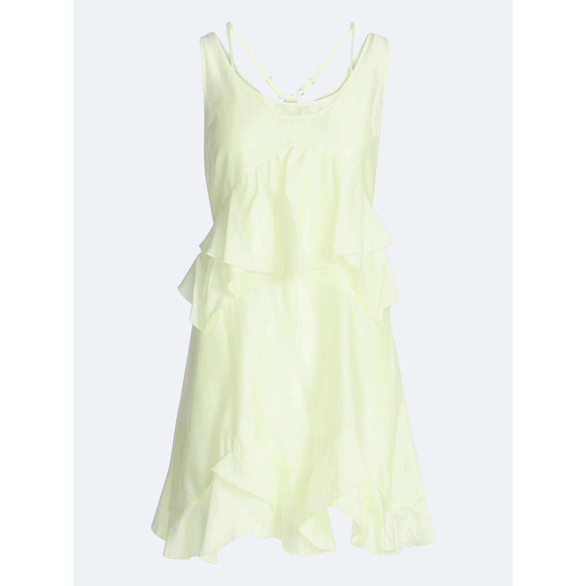 Devil Wears Prada Scoop Collection Women’s and Women's Plus Mini Ruffle Tank Dress, Sizes XS-4X | Walmart (US)